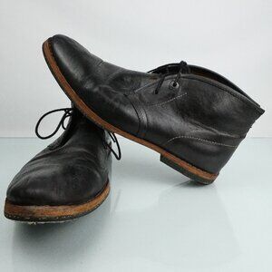 Timberland Boot Co Chukka Boots Mens 9 Wodehouse Black Leather Ankle Casual